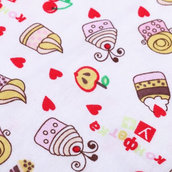 Боди-майка Маленькие люди 322-111 р.68 белый с принтом