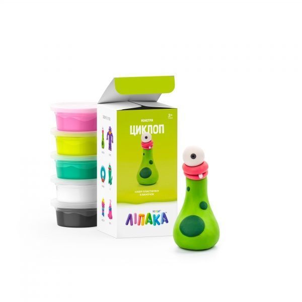 Интерактивный игровой набор Липака Пластилин с приложением Claymate Циклоп MMN004