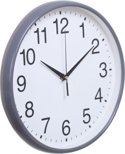 Часы настенные Trice 30 см серые Ningbo Royal Clock