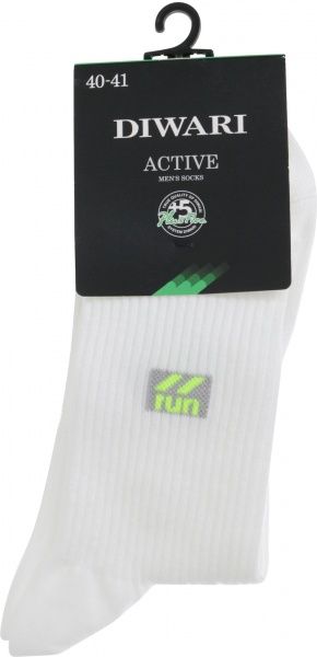 Шкарпетки Diwari ACTIVE 024 р. 25 білий 