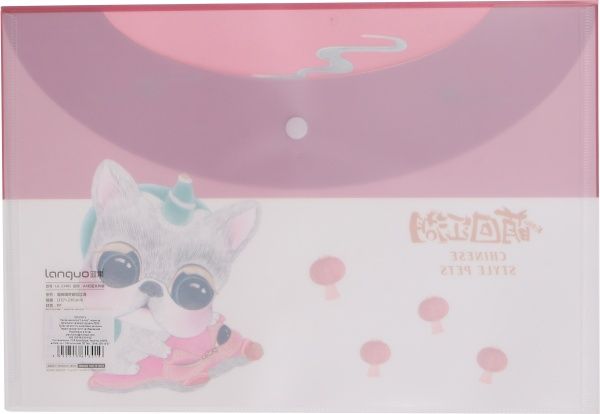 Папка-конверт Lovely красная