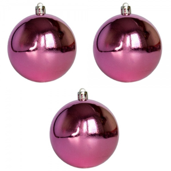 Набор елочных шаров Девилон 251406 d80 мм 3 шт./уп. 