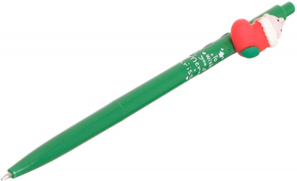 Ручка шариковая Новогодняя атрибутика Носок 