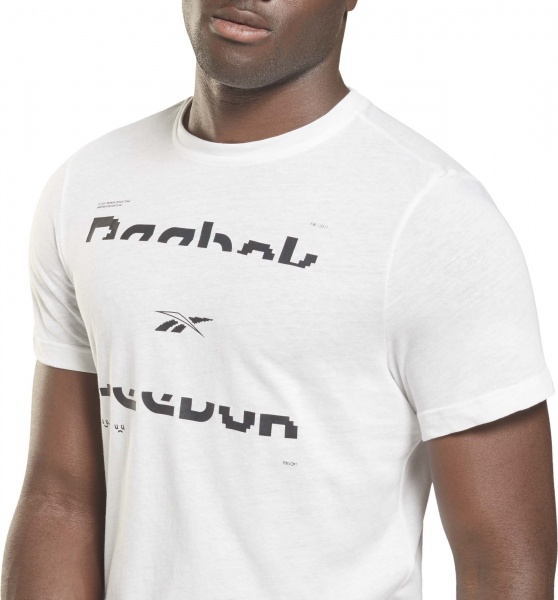 Футболка Reebok TS 60/40 TEE GS6597 р.50 білий