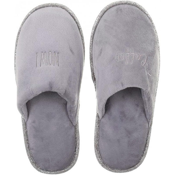 Взуття домашнє жіноче La Nuit Сліп р. 36-37 сіре