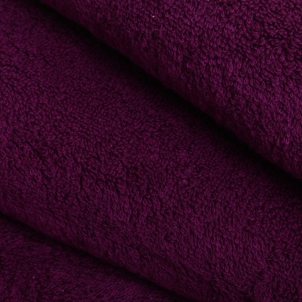 Рушник махровий Doubleface 50x100 см сливовий Cawo 