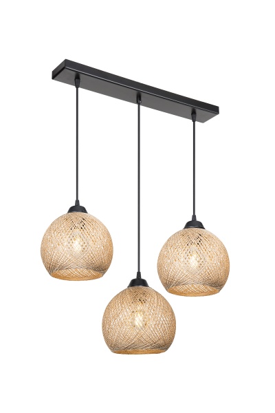 Підвіс Luna Yumak Line 3x60 Вт Е27 кава MDL.4751 