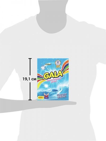 Стиральный порошок для ручной стирки Gala Морская свежесть 0,4 кг