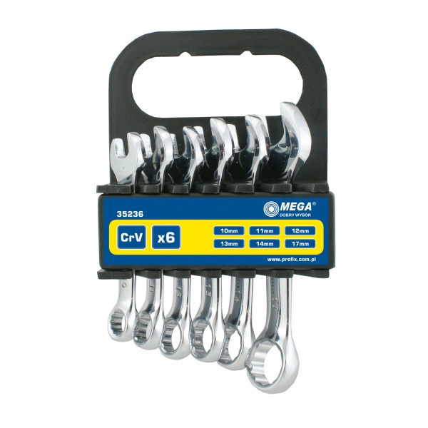 Набір ключів ріжково-накидних Mega 35236