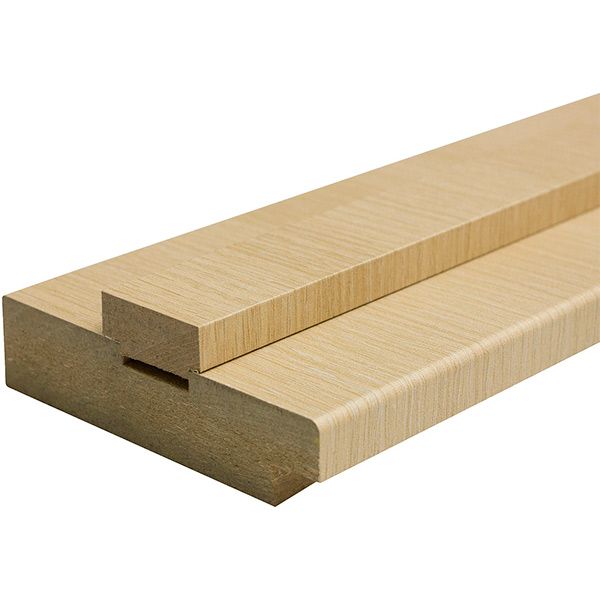 Дверная коробка ОМіС ламинированная под добор 100x33 мм дуб беленый