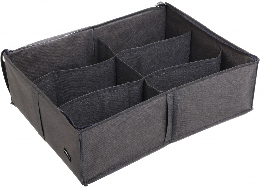 Органайзер складаний Organize Grey-O-6 на 6 пар (сірий) 150x400x530 мм