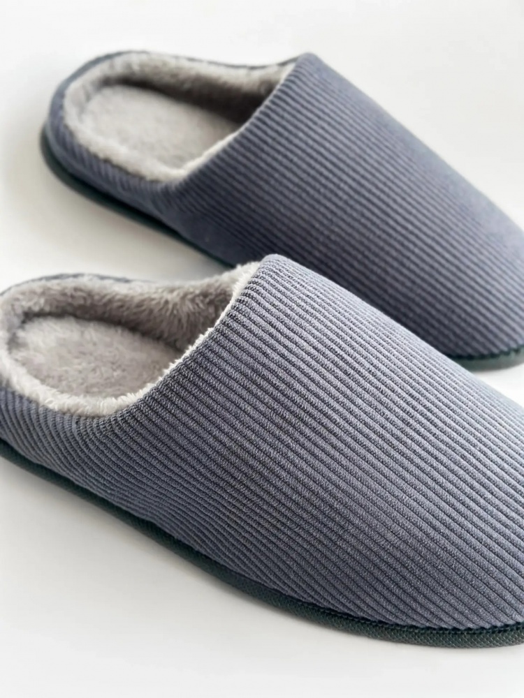 Тапки домашние Twins Velvet 15894 р.42/43 графит