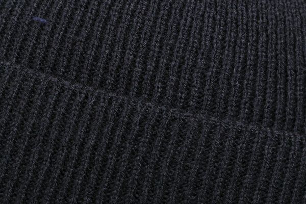 Шапка полушерстяная черный