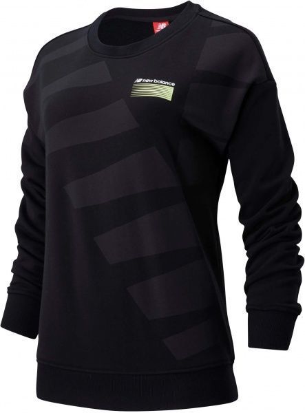 Свитшот New Balance WT01524BK WT01524BK р. S черный