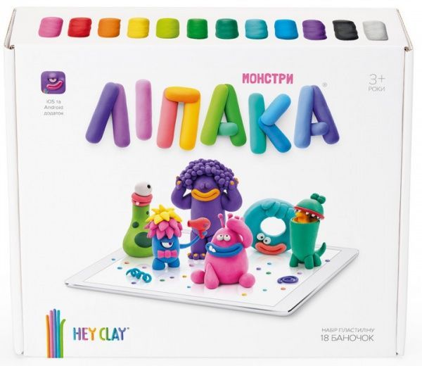 Набір для ліплення Ліпака 2 Монстри + 1 Монстр в подарунок S007bandle