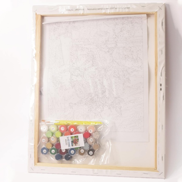 Картина по номерам Грация фламинго Идейка 