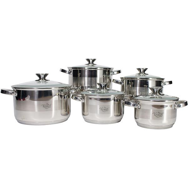 Набор кастрюль 10 предметов 26-242-006 Krauff