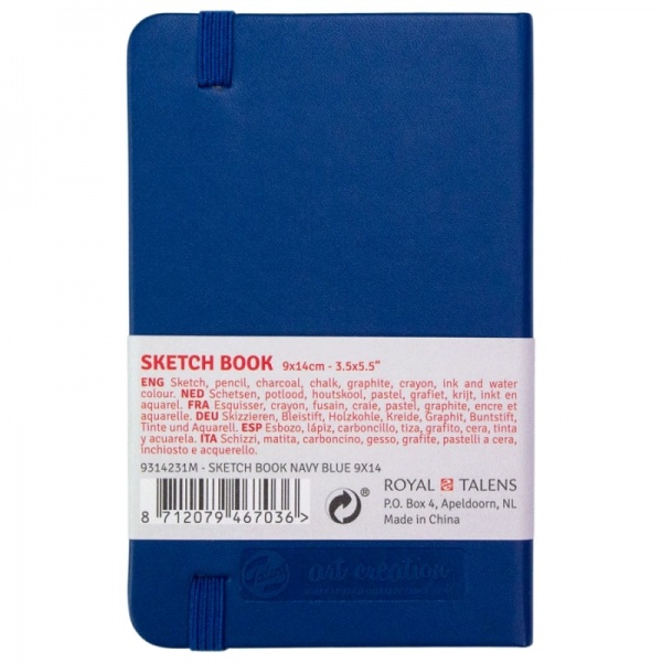 Блокнот для графики Rosa Talent Navy Blue 9x14 см 9314231M 