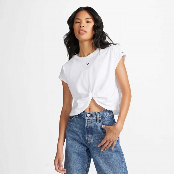 Футболка Converse WORDMARK TWIST TEE 10024546-102 р.M білий