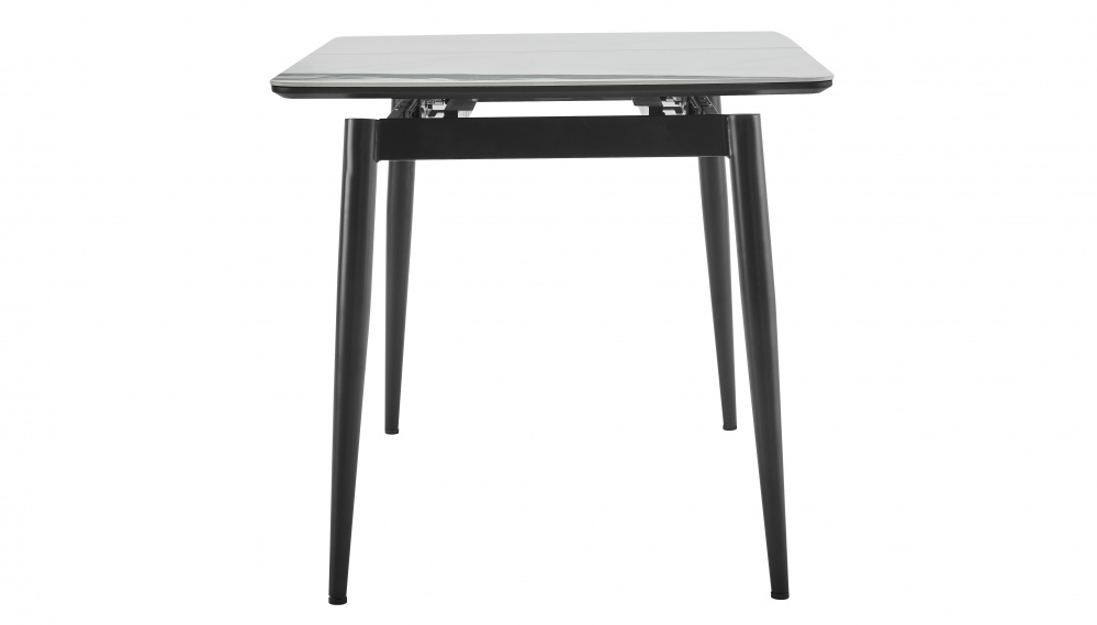 Стол обеденный Prestol Лейк 1200(1500)x800x750мм белый/черный