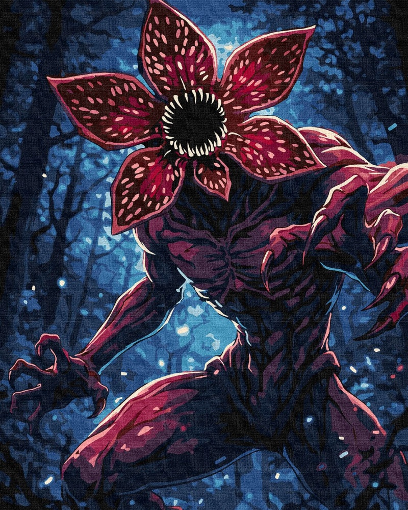 Картина по номерам Монстр с красками металлик extra ©art_selena_ua 40х50 см Ideyka