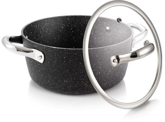 Кастрюля с крышкой PRESIDENT Stone 1,8 л 780332 Tescoma