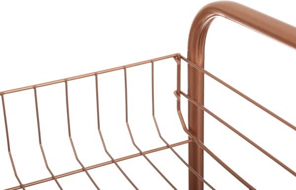 Этажерка 3-х уровневая COPPER 640x410x260 мм медный 
