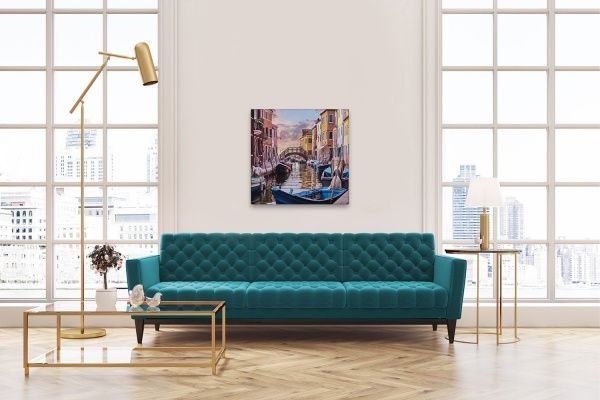 Репродукция Venice 80x80 см 
