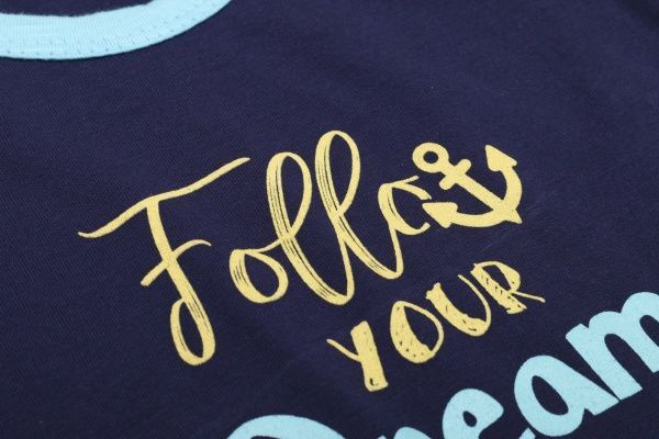 Комплект Фламинго для мальчиков темно-синий/бирюзовый р.62 423-129 