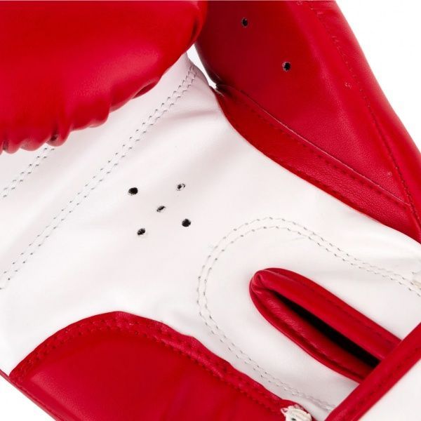 Боксерские перчатки PowerPlay р. 8 8oz PP_3004 белый/красный
