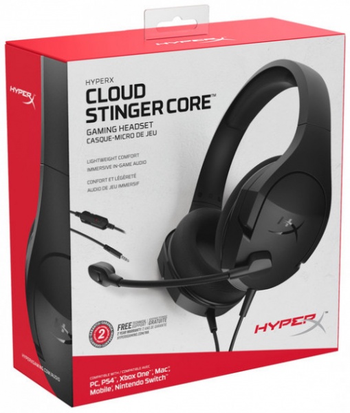 Наушники HyperX Cloud Stinger Core PC black (HX-HSCSC2-BK/WW) 