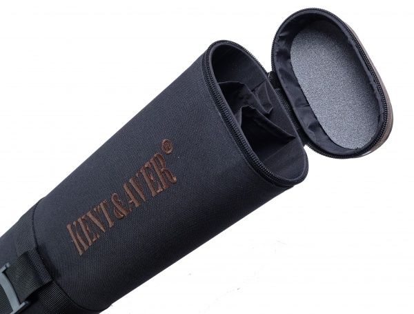 Тубус для удилищ KENT&AVER жесткий №6 черный 145 см