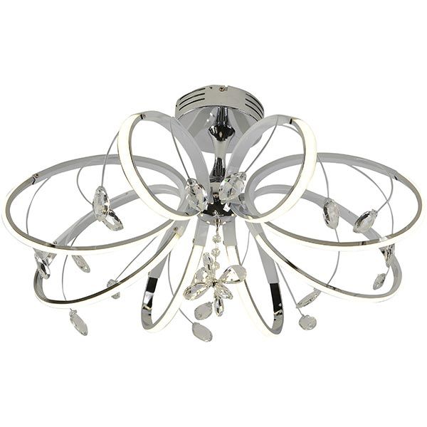 Люстра світлодіодна Blitz 8x56 Вт хром 8888-38 