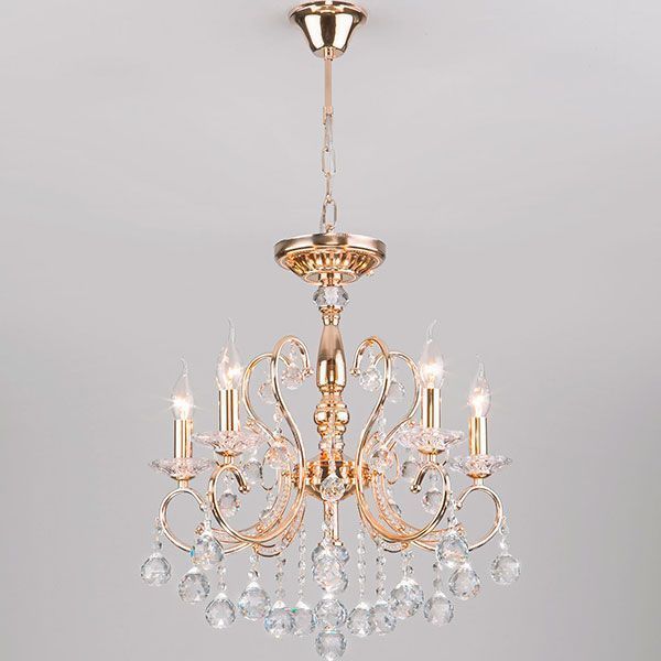 Люстра підвісна Strotskis Ariella 6x40 Вт E14 золото 10044/6 