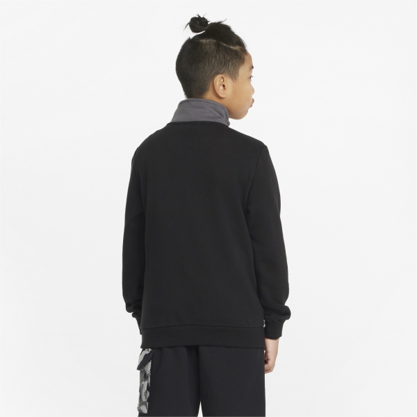 Свитшот Puma Alpha Quarter-Zip 84728501 р. 140 черный