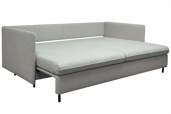 Кровать-диван прямой Мебель Прогресс БАДЕН серо-бежевый 2155x1040x1055 мм