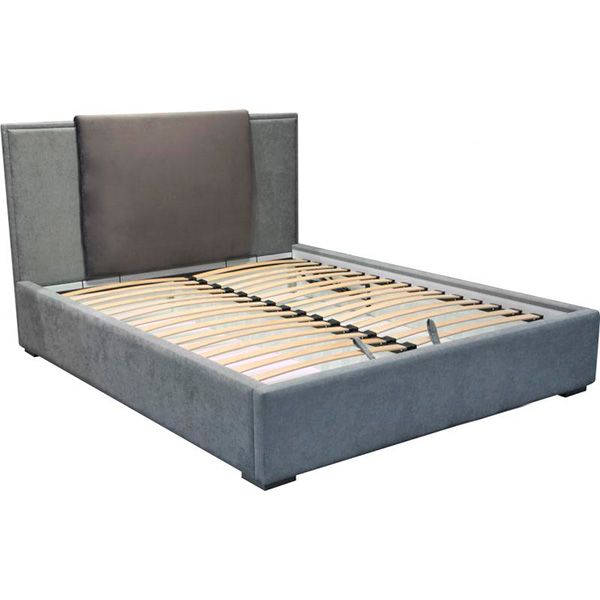 Кровать с подъемным механизмом Embawood Ажур 160x200 см серый