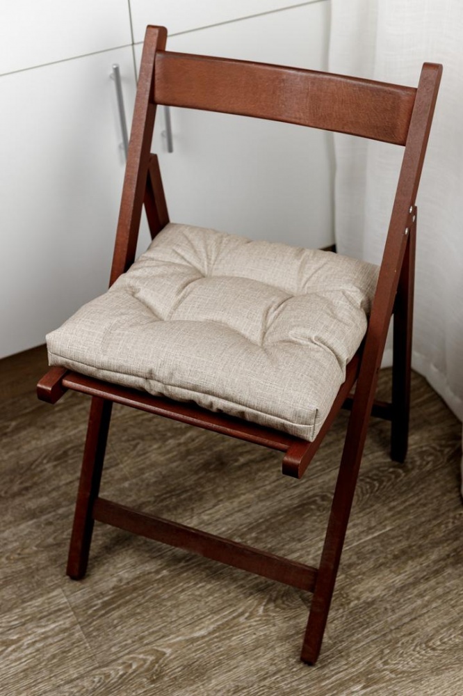 Подушка на стілець 40х40 см Fiesta бежева La Nuit