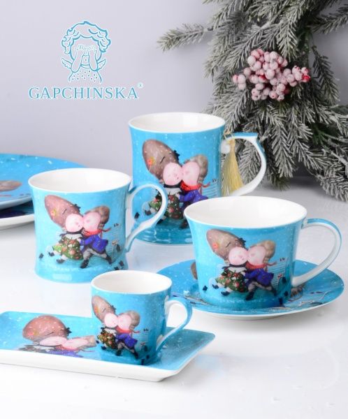 Набор для кофе Gapchinska Первый поцелуй 2 предмета 924-342 Gapchinska