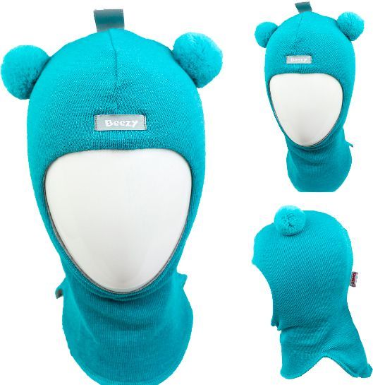 Шапка Beezy Мішка р.50-52 бірюзовий 1402 