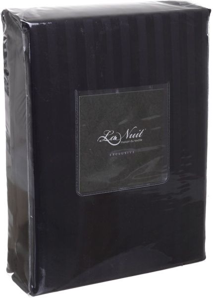 Комплект постільної білизни Exclusive Black сімейний фіолетовий La Nuit 