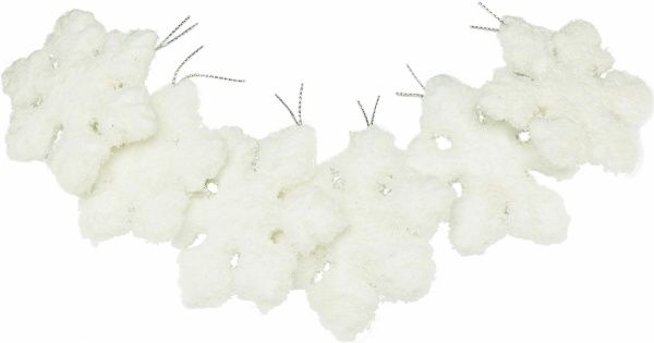 Набор снежинок 7,5 см 6 шт. DB13S001  