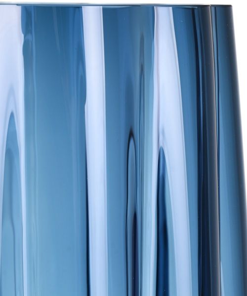 Ваза стеклянная синяя Кюрасао 58х24 см Wrzesniak Glassworks