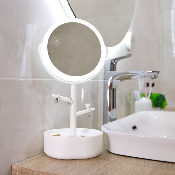 Зеркало косметическое BP-37 WHITE