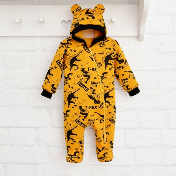 Комбінезон дитячий для хлопчика Blanka Діно р.68 жовтий 110357 