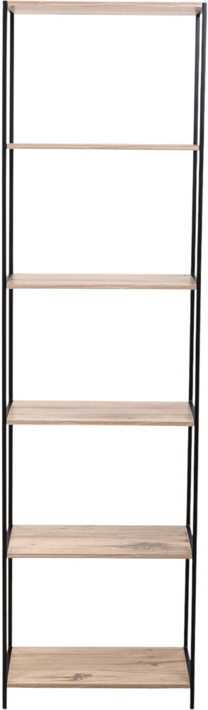 Етажерка Центр Меблів Конго 1800х500х300 мм натуральний/чорний