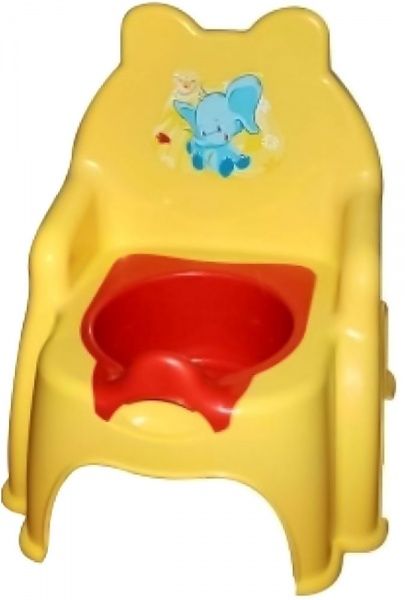 Горшок Долоні Слоник желтый 013317/02/2