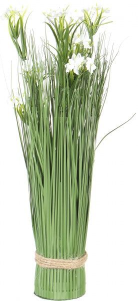 Камыш искусственный с цветами 34 см
