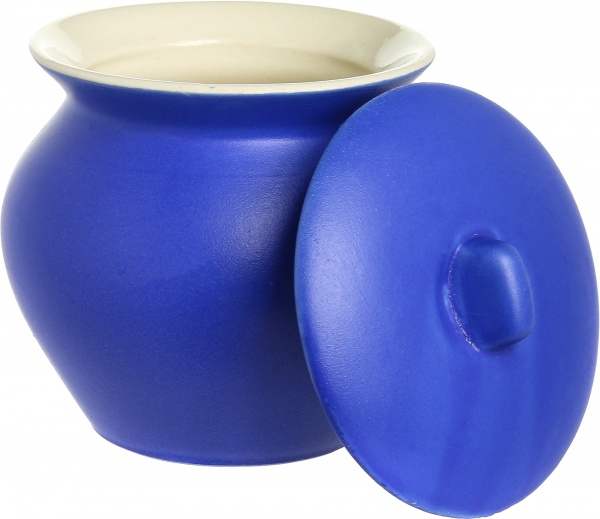 Горщик для запікання 550 мл синій Сударь