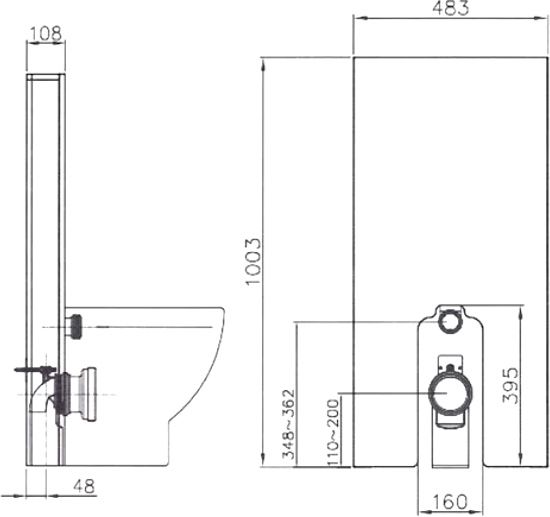 Система інсталяції R.A.K. FS04RAKCABBLK